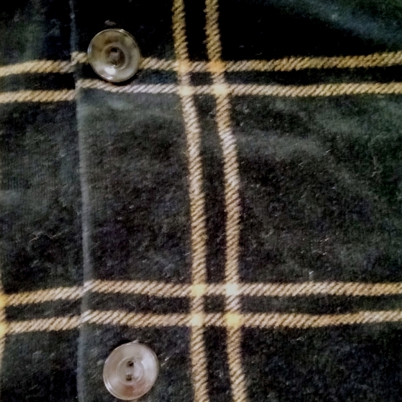 Jason Maxwell Petite Large Plaid Button-Up Long Sleeve Shirt - Picture 2 of 8